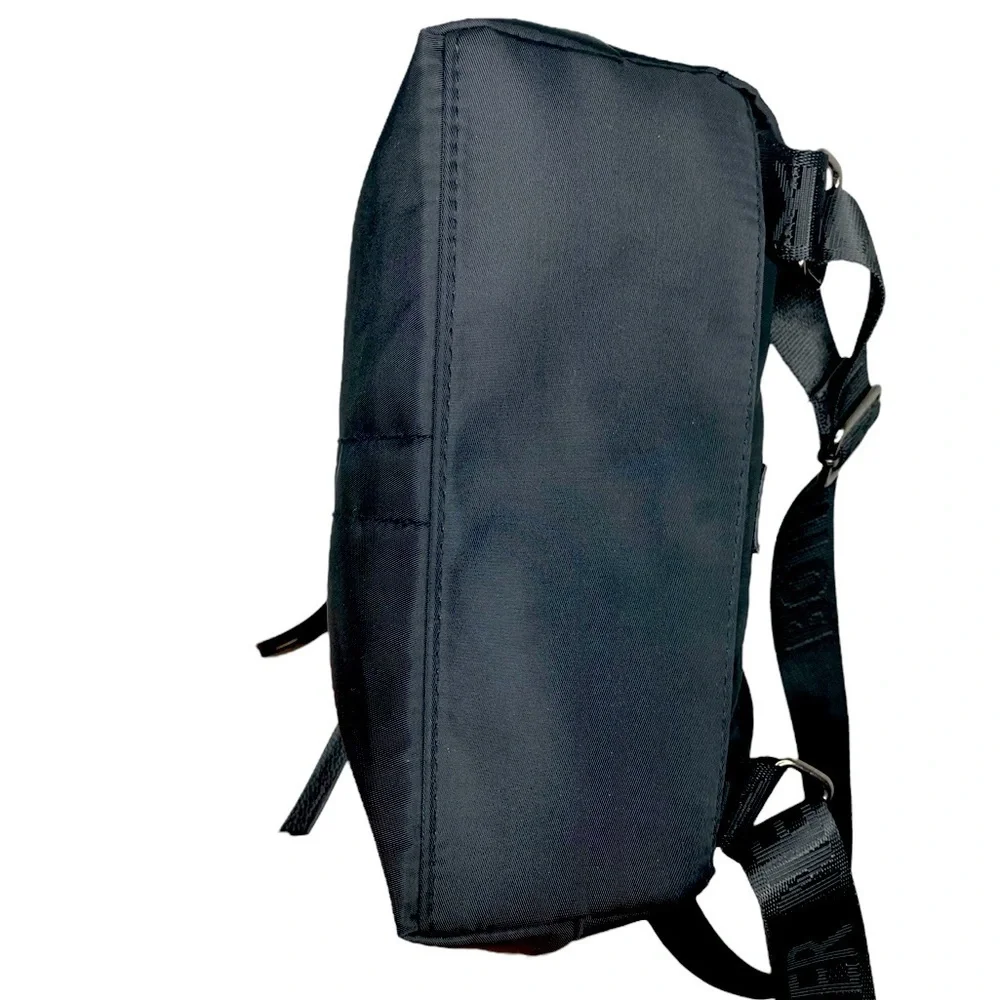 Botkier Black Nylon and Leather Backpack